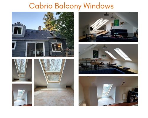 The VELUX Cabrio Roof Balcony opens in seconds to give your space its place in the sun. This innovative roof window and balcony combination adds air, light, and a great view to your home. Sitting flush with the roof when closed, the Balcony Roof Window is as stylish as it is innovative.